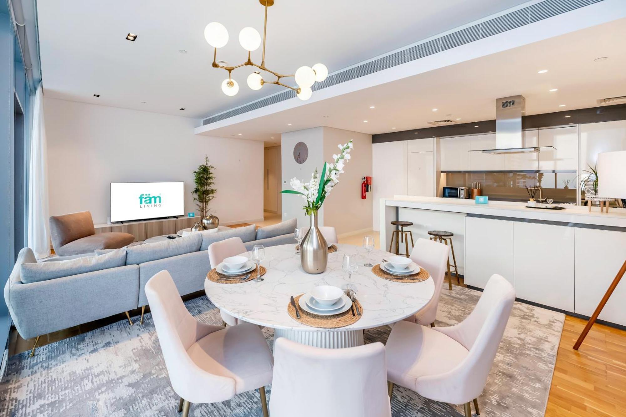 Fam Living Bluewaters - Island Living - Ain Dubai & Sea View Apartment Luaran gambar